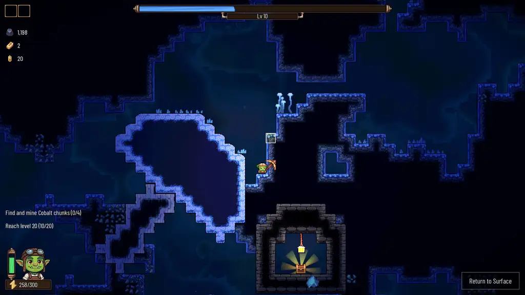 Скриншот игры Rock Bottom