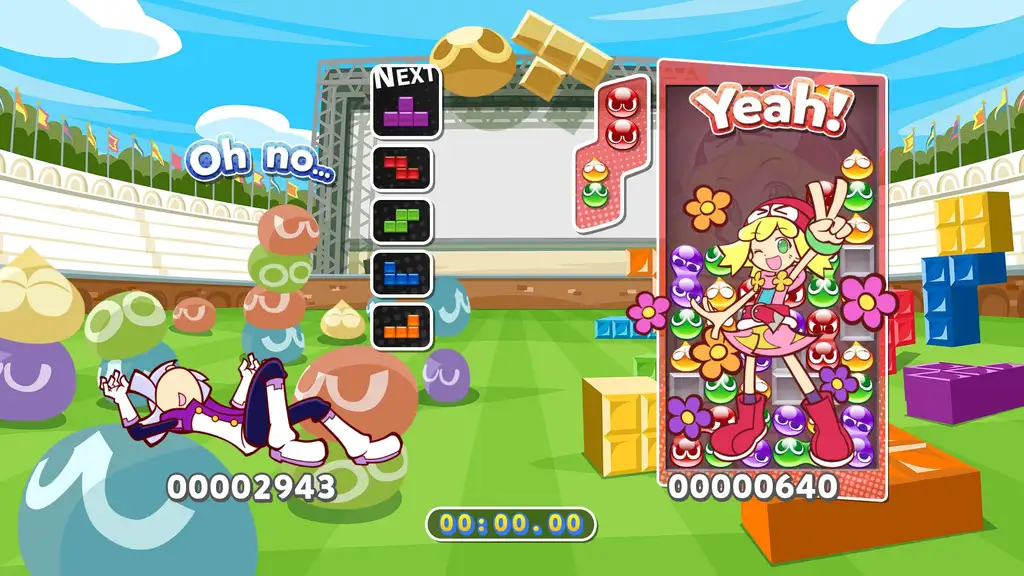 Скриншот игры Puyo Puyo Tetris