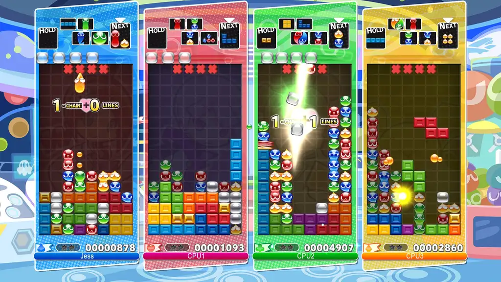 Скриншот игры Puyo Puyo Tetris