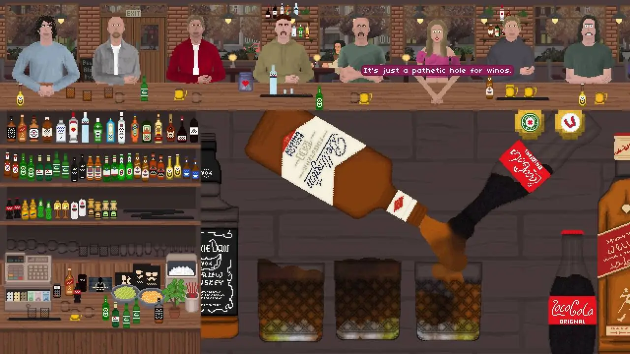 Скриншот игры Something to Drink?