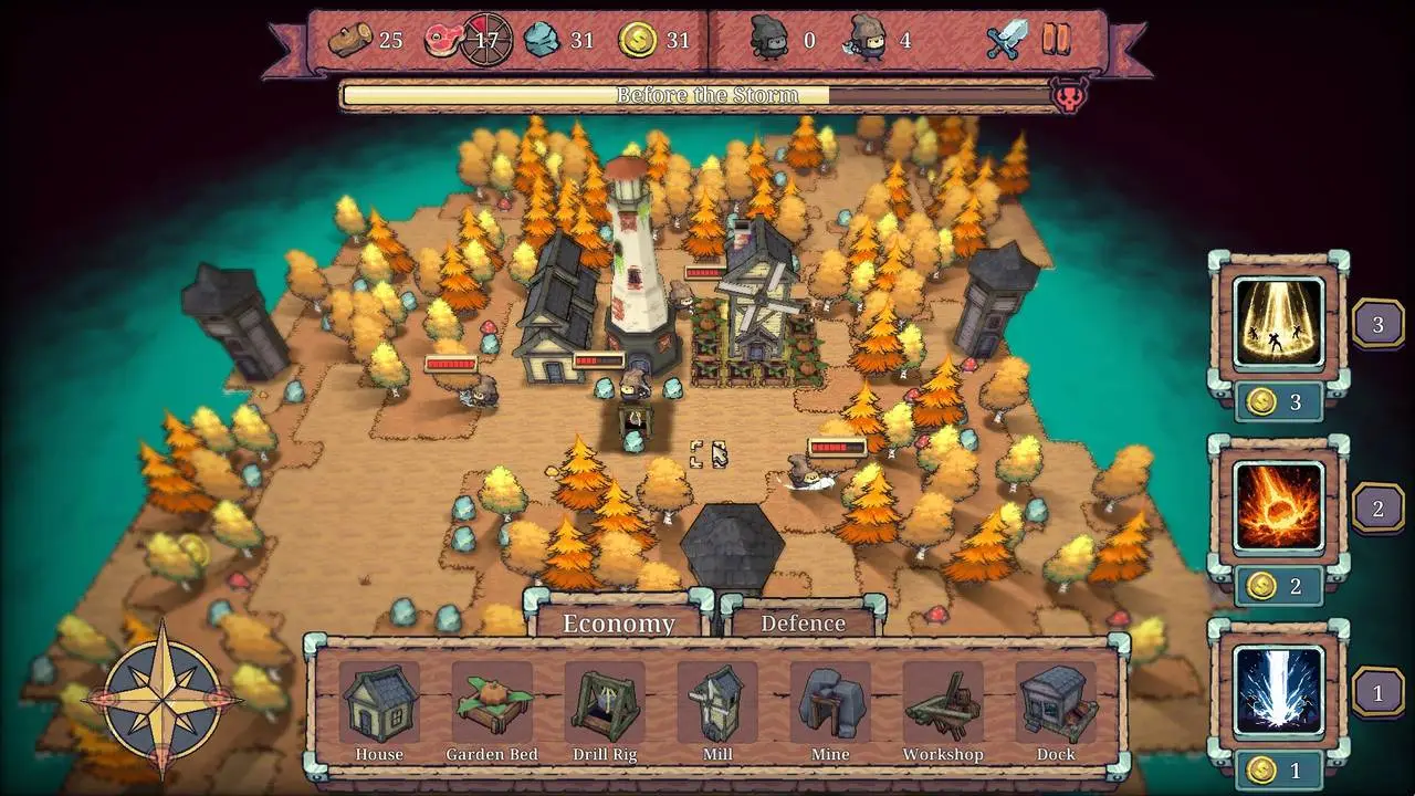 Скриншот игры BEACONFALL