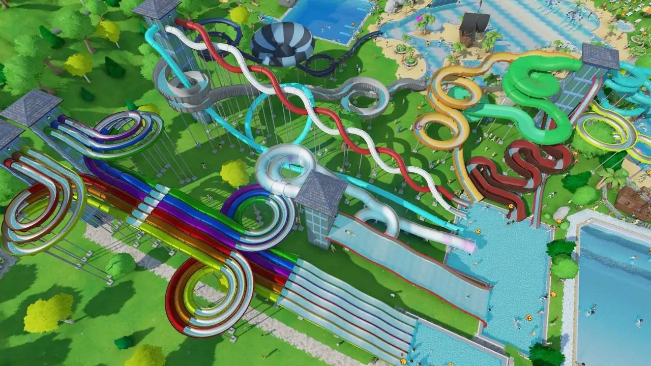 Скриншот игры Aquapark Tycoon