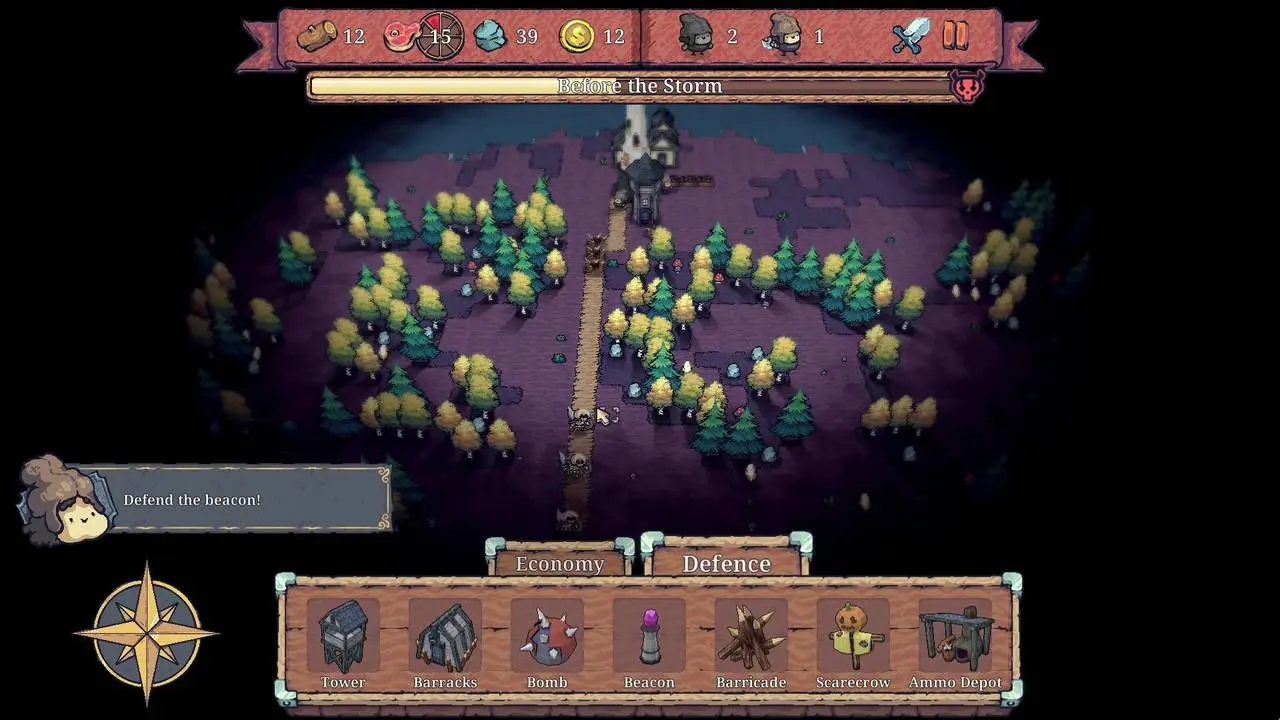 Скриншот игры BEACONFALL