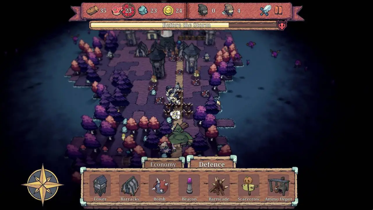 Скриншот игры BEACONFALL