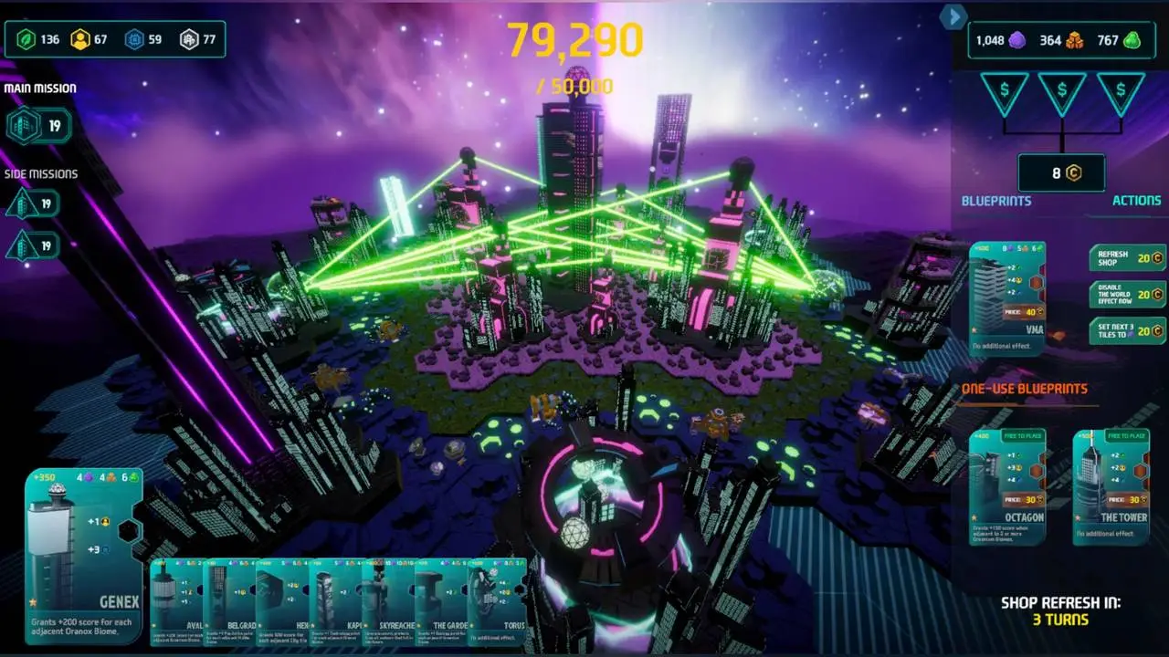 Скриншот игры Hexalith