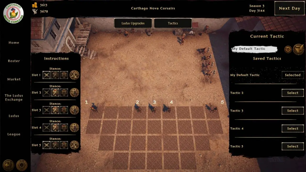 Скриншот игры Ludus Magnatus: Gladiator Manager Simulator