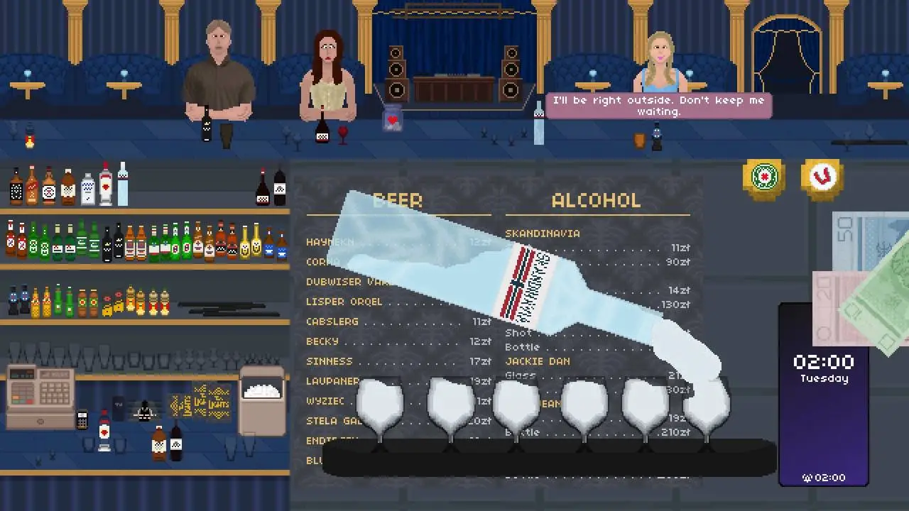Скриншот игры Something to Drink?