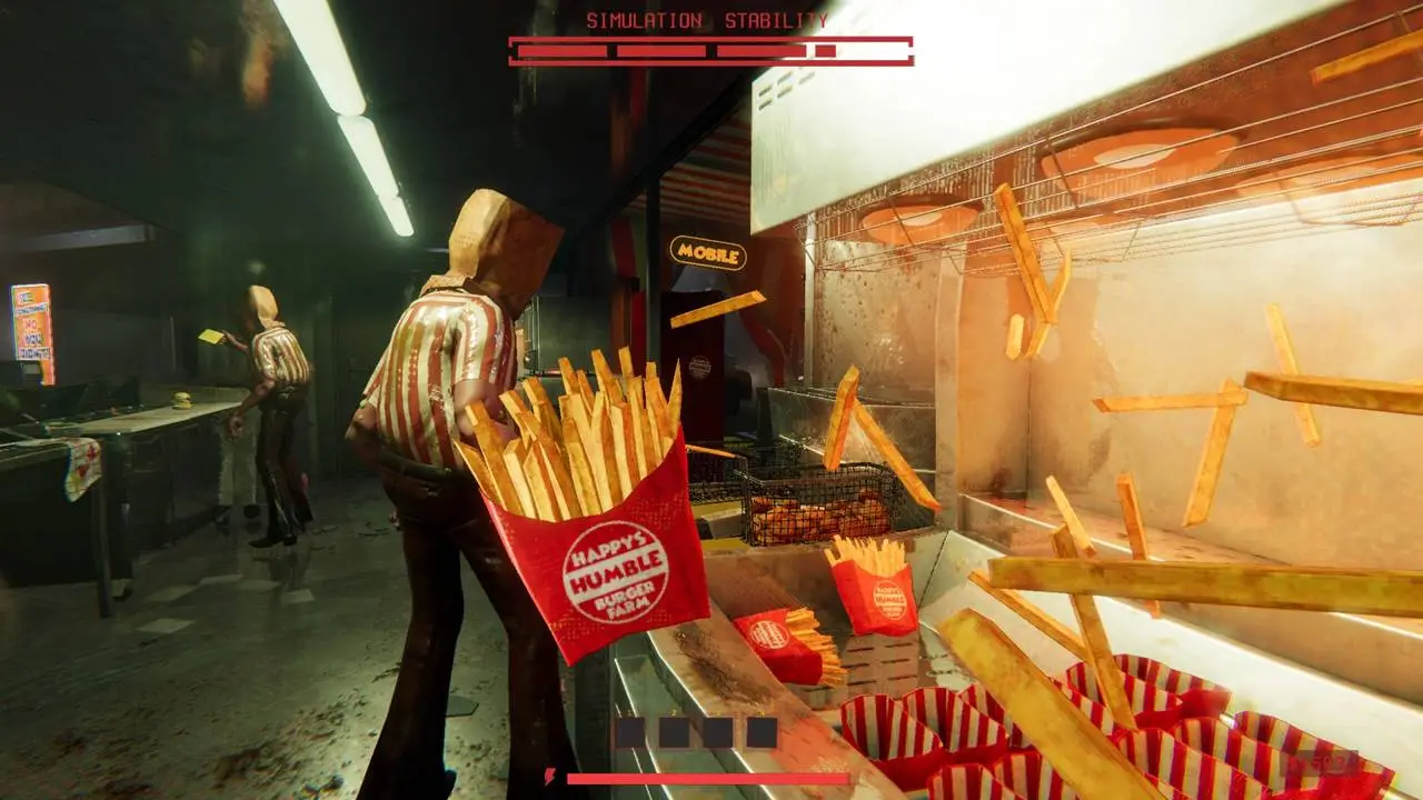 Скриншот игры Happy's Humble Burger Cult