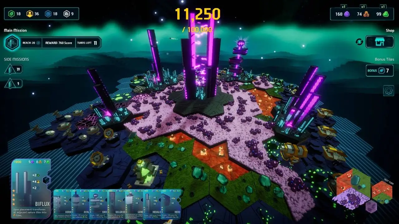 Скриншот игры Hexalith