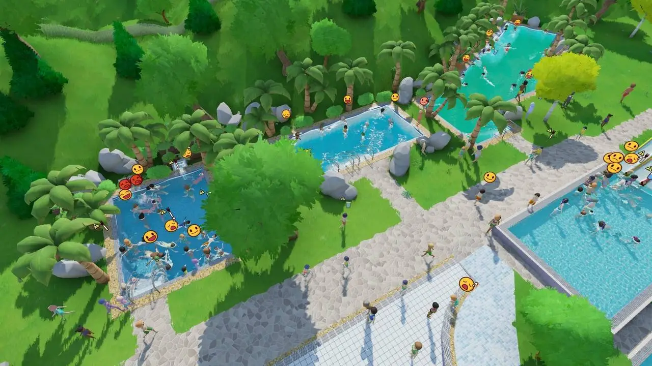 Скриншот игры Aquapark Tycoon