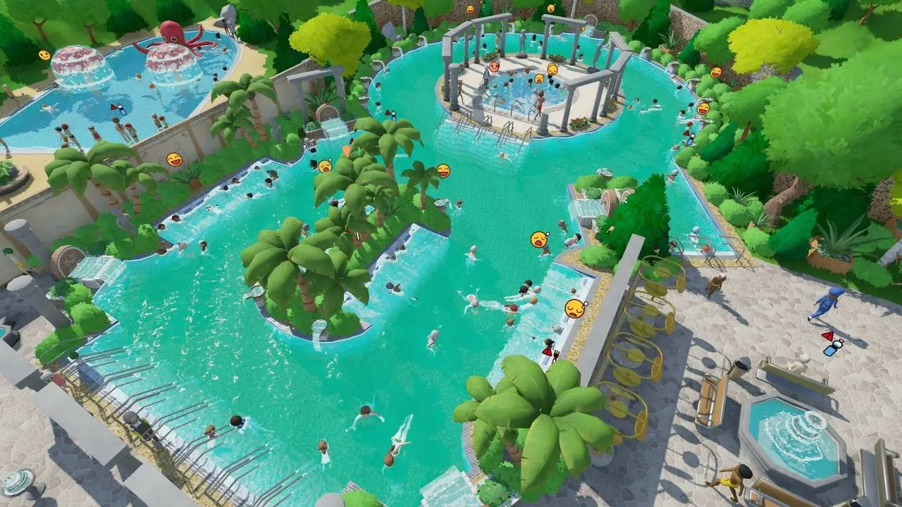 Скриншот игры Aquapark Tycoon