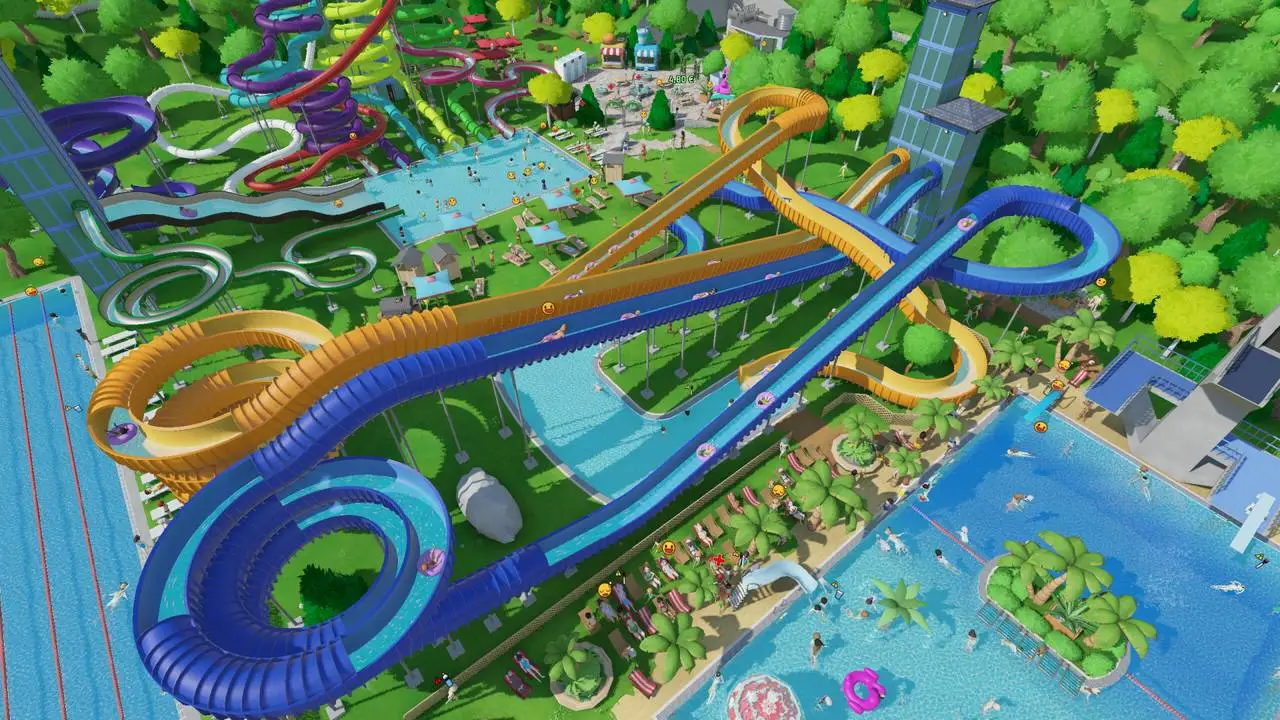 Скриншот игры Aquapark Tycoon