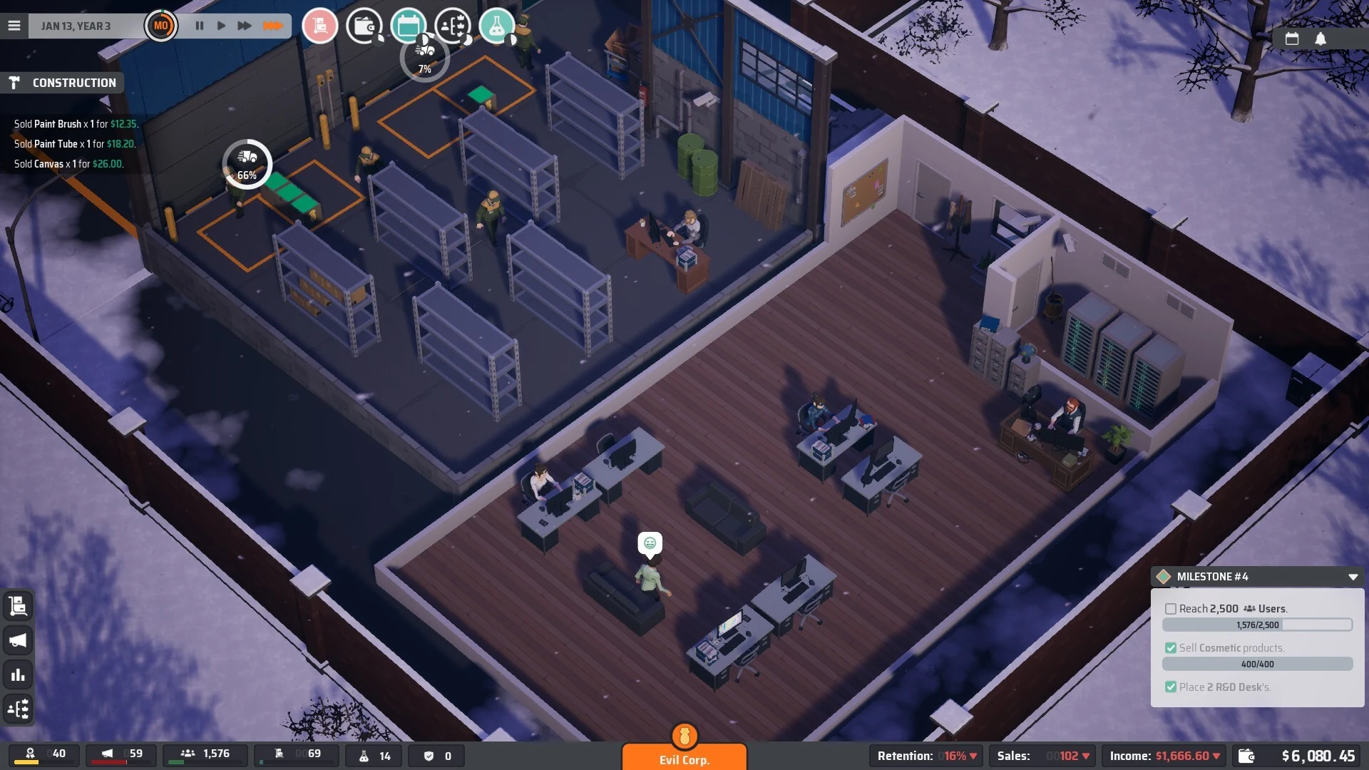 Скриншот игры E-Shop Tycoon