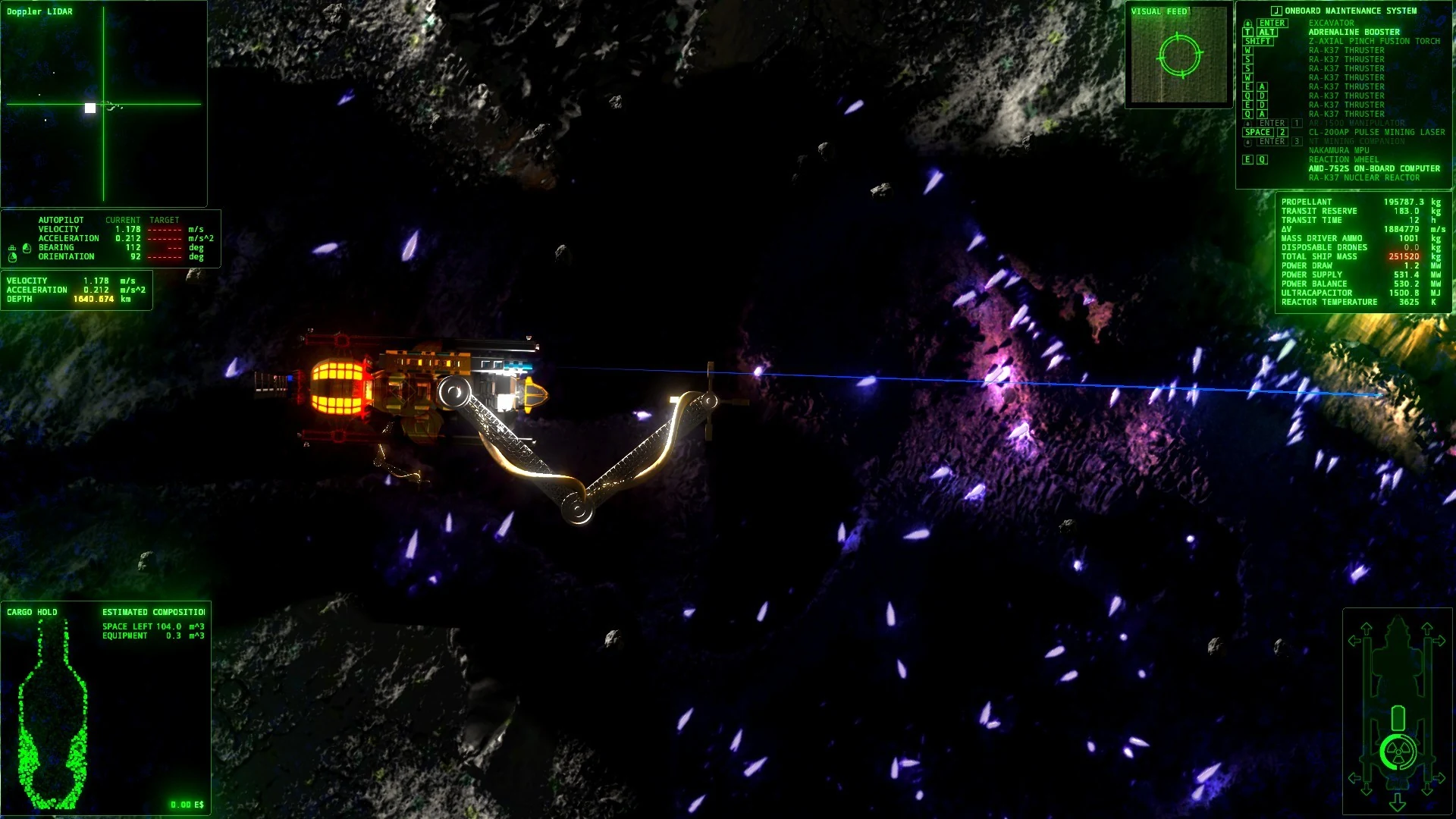 Скриншот игры Delta V Rings of Saturn