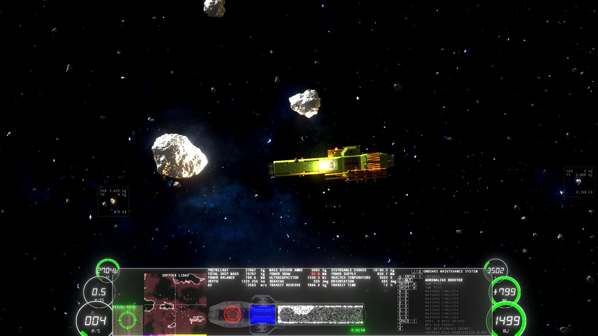 Скриншот игры Delta V Rings of Saturn