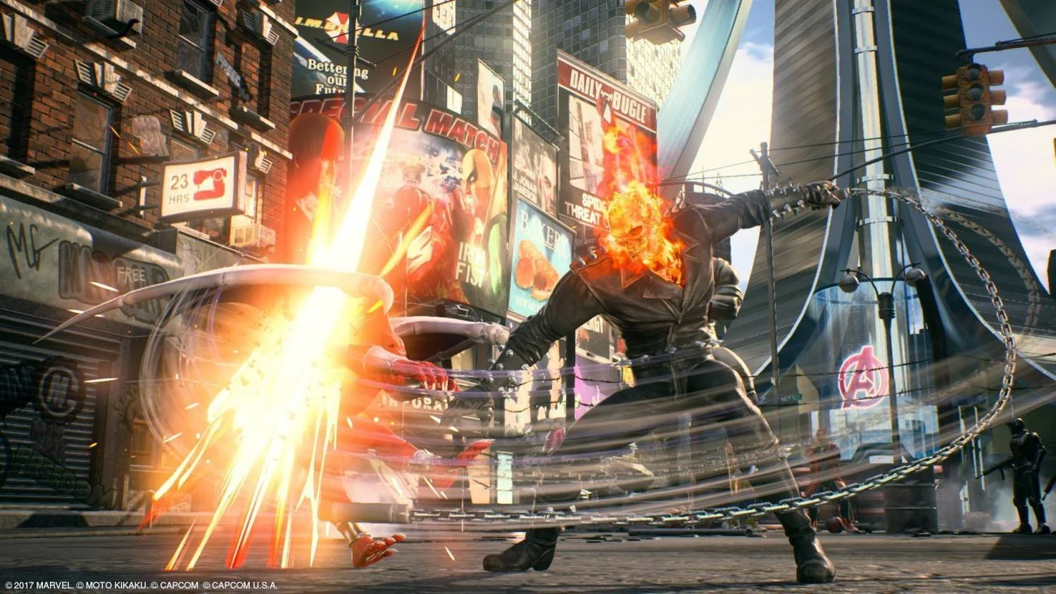 Скриншот игры Marvel vs. Capcom: Infinite