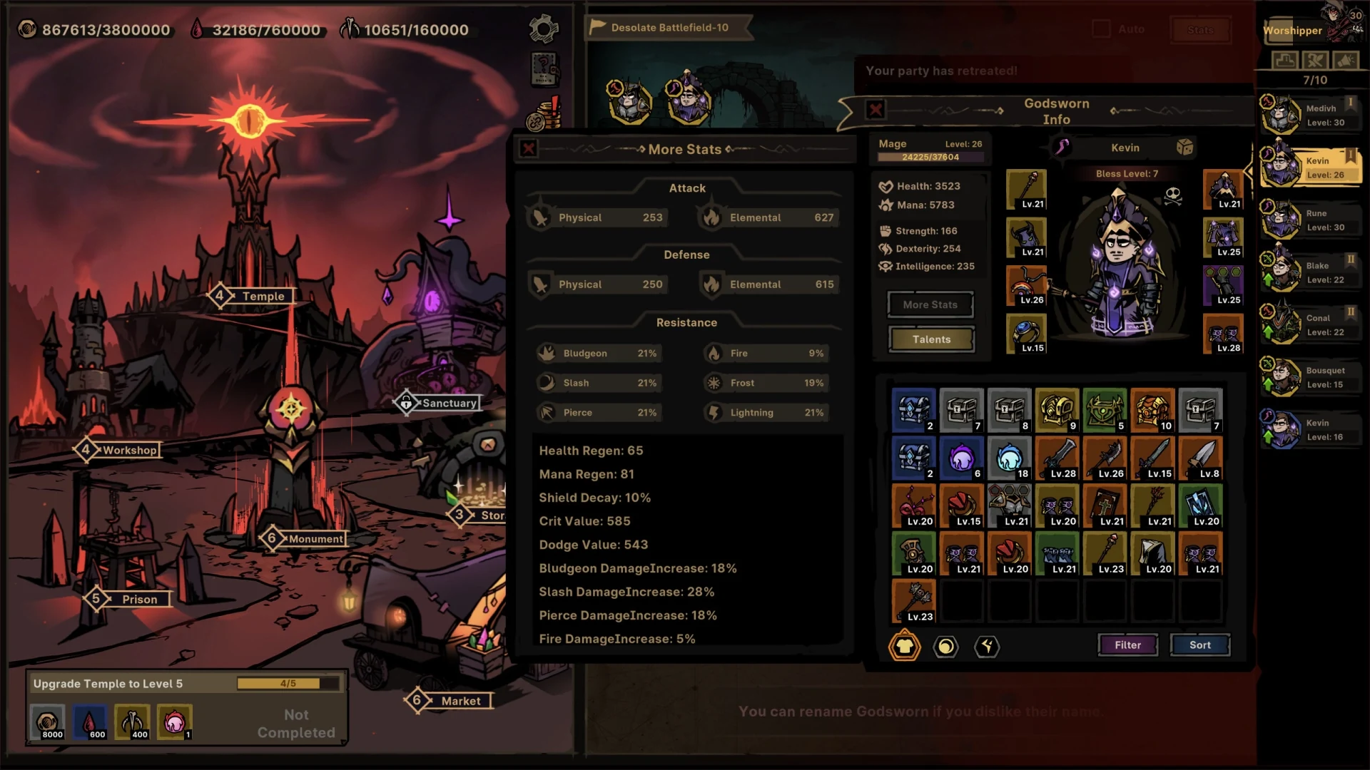 Скриншот игры Path of Idle: Old Gods Rising