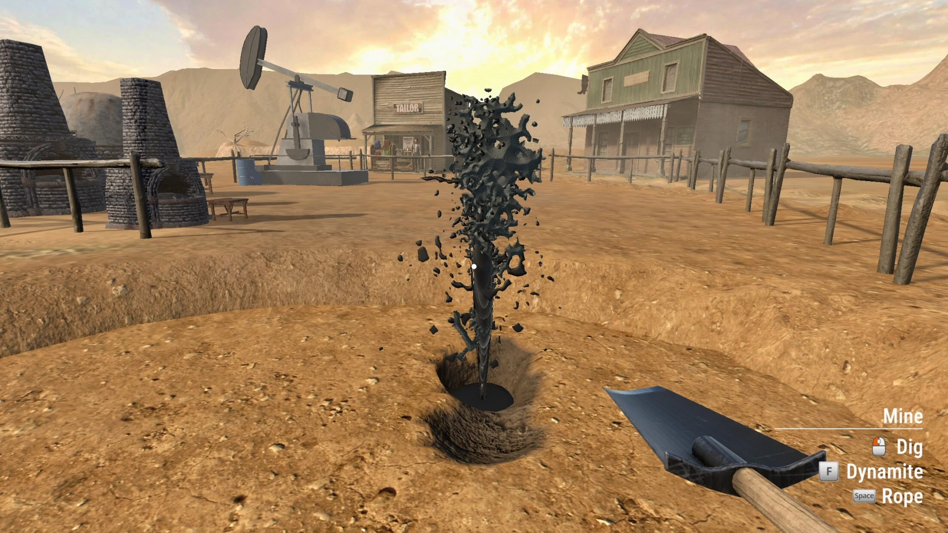 Скриншот игры Wild West Miner Simulator