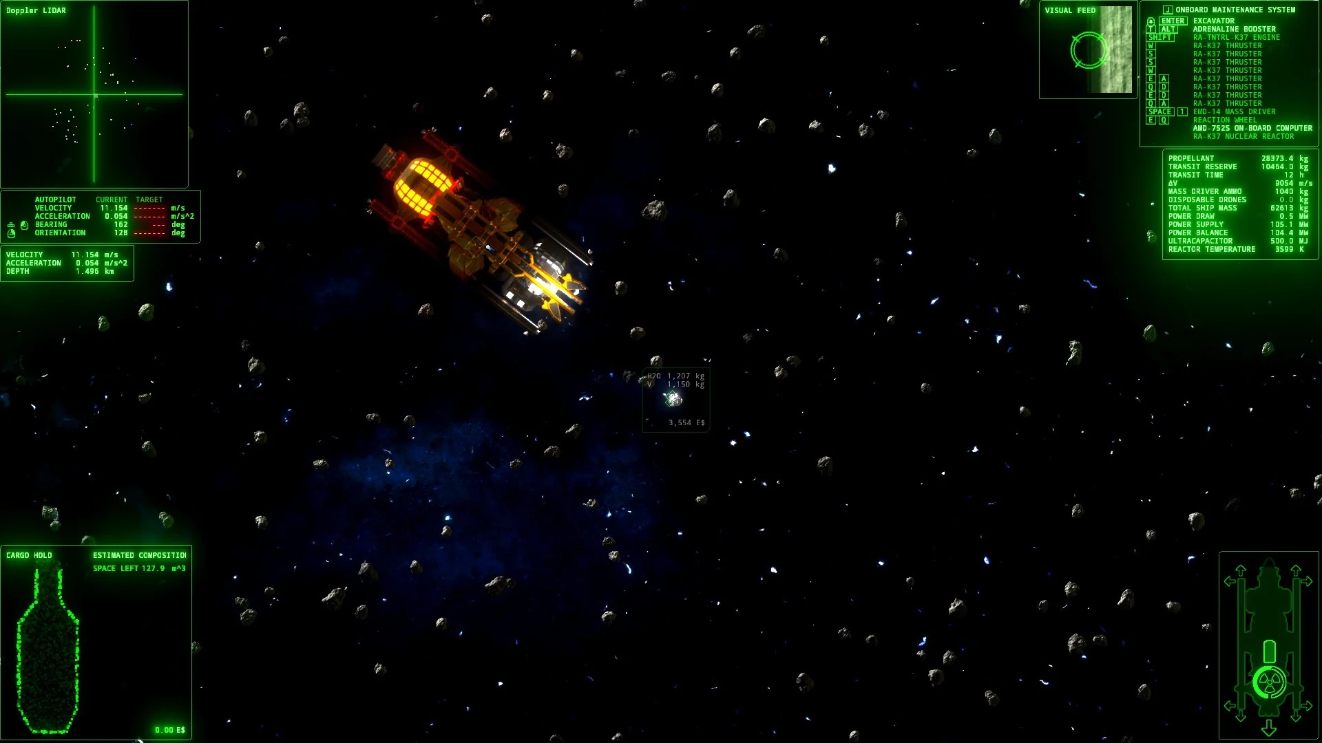 Скриншот игры Delta V Rings of Saturn