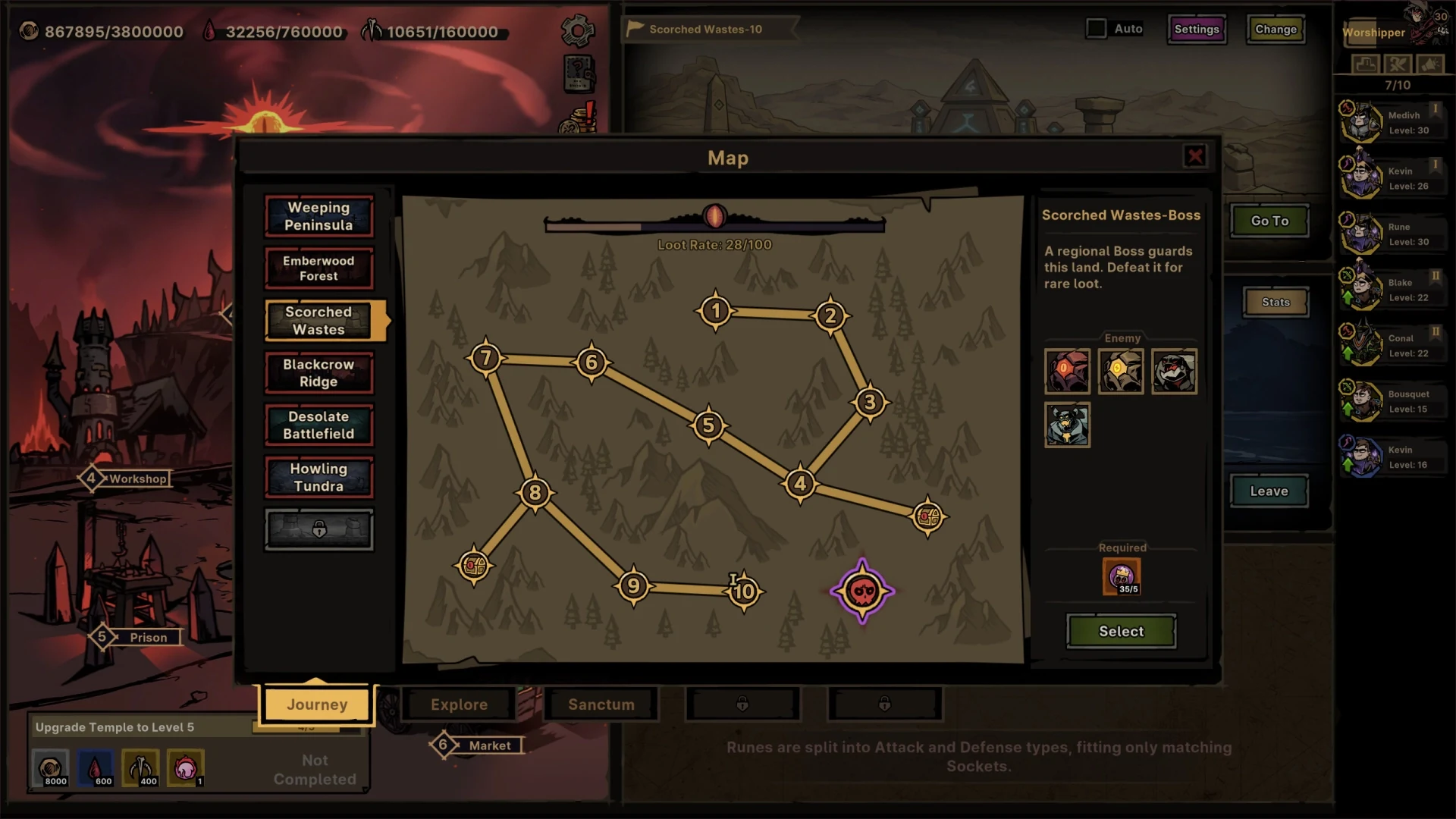 Скриншот игры Path of Idle: Old Gods Rising