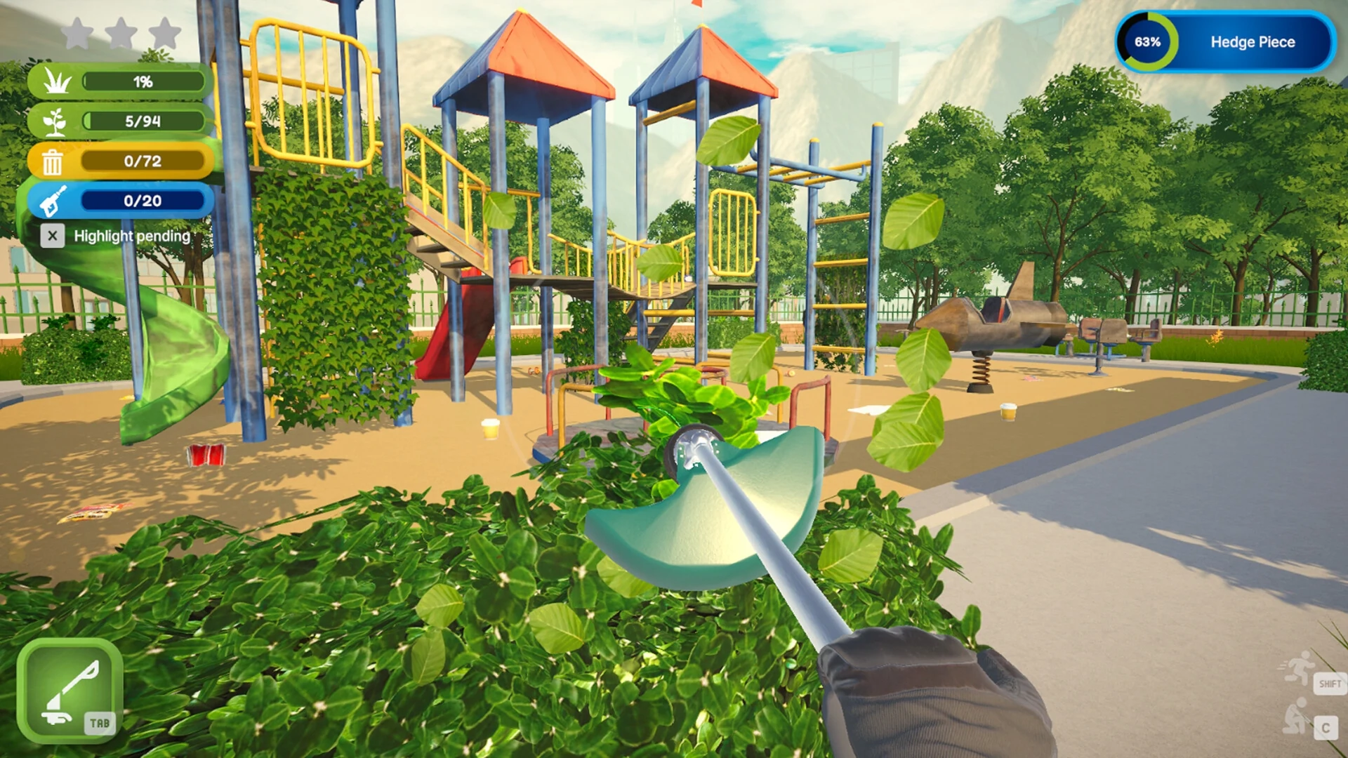 Скриншот игры Landscaper Simulator