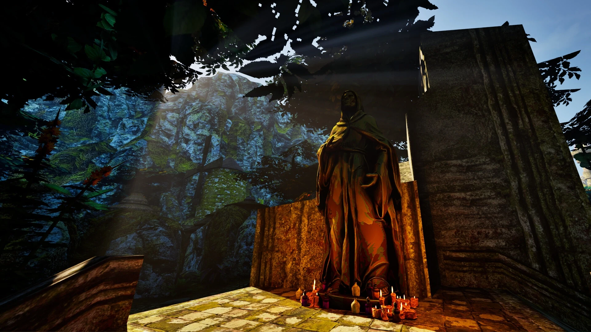 Скриншот игры The Lantern of the Laughless Saint