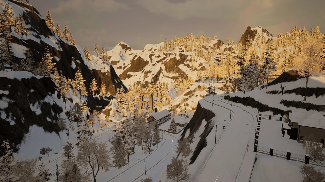 Скриншот игры Snow Plowing Simulator: Ski Resort Edition