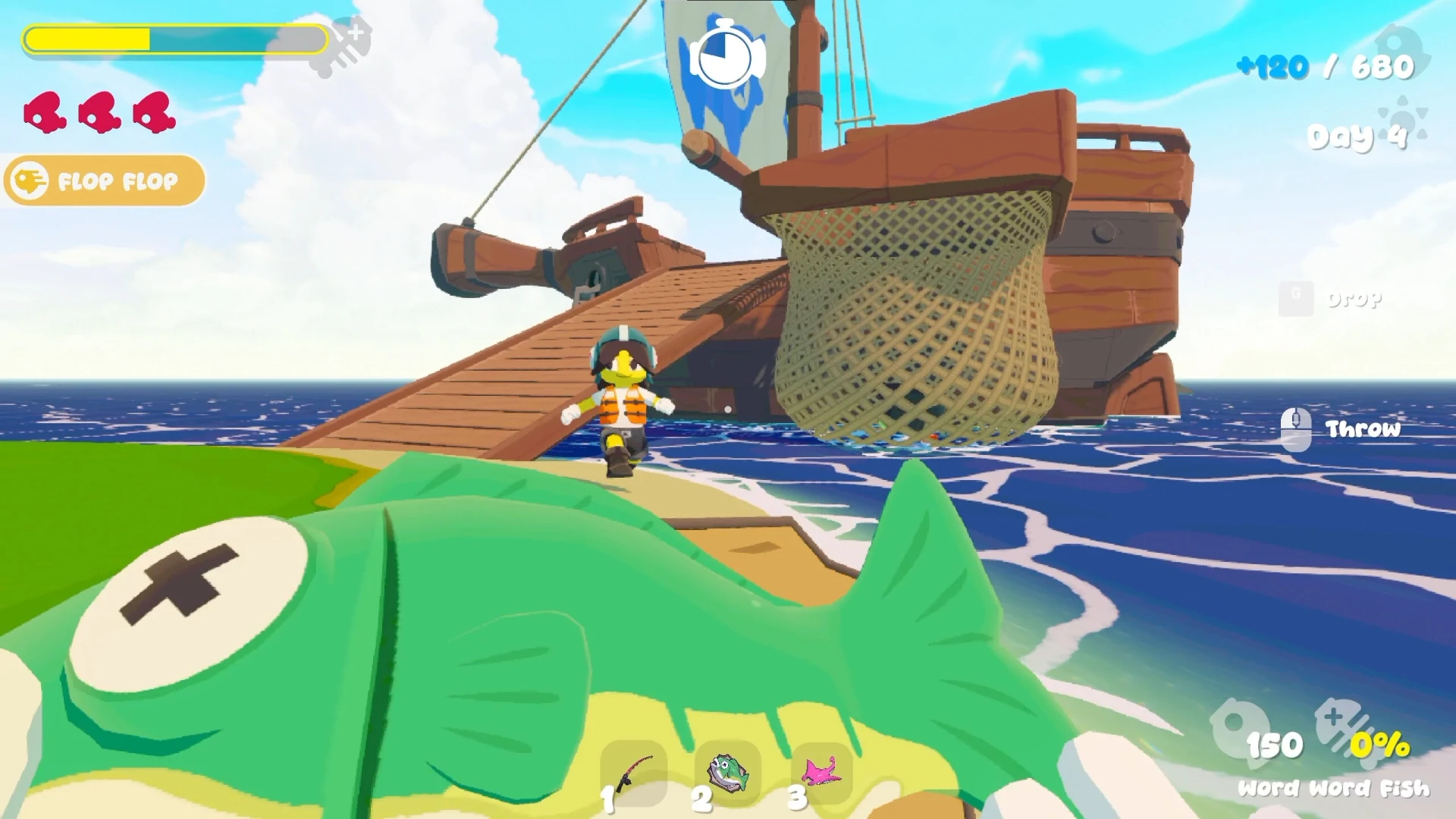 Скриншот игры The One Fish