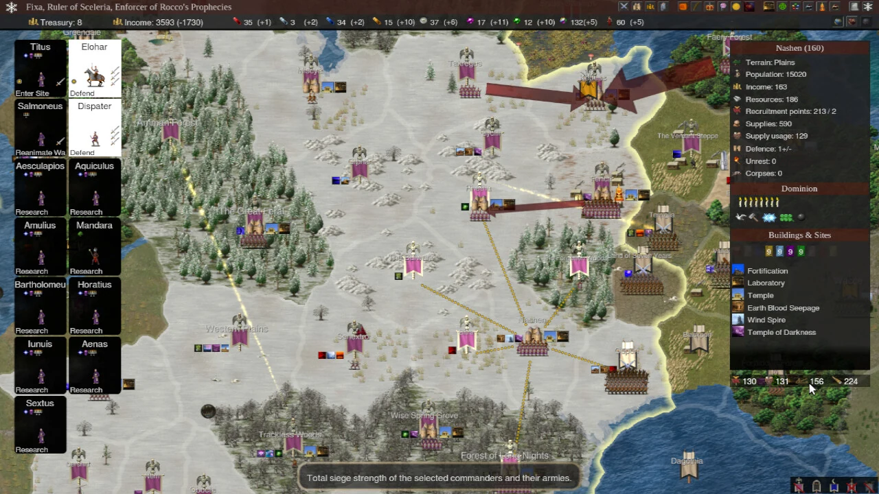 Скриншот игры Dominions 6: Rise of the Pantokrator