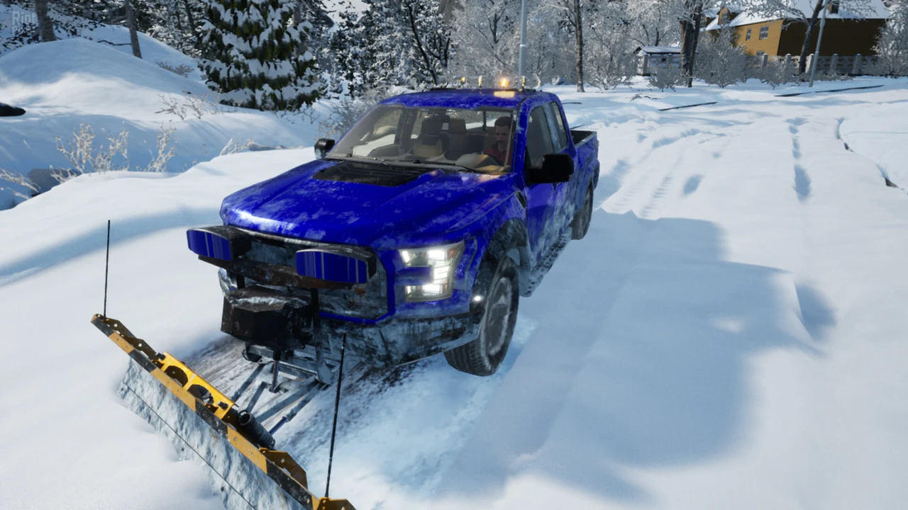 Скриншот игры Snow Plowing Simulator: Ski Resort Edition