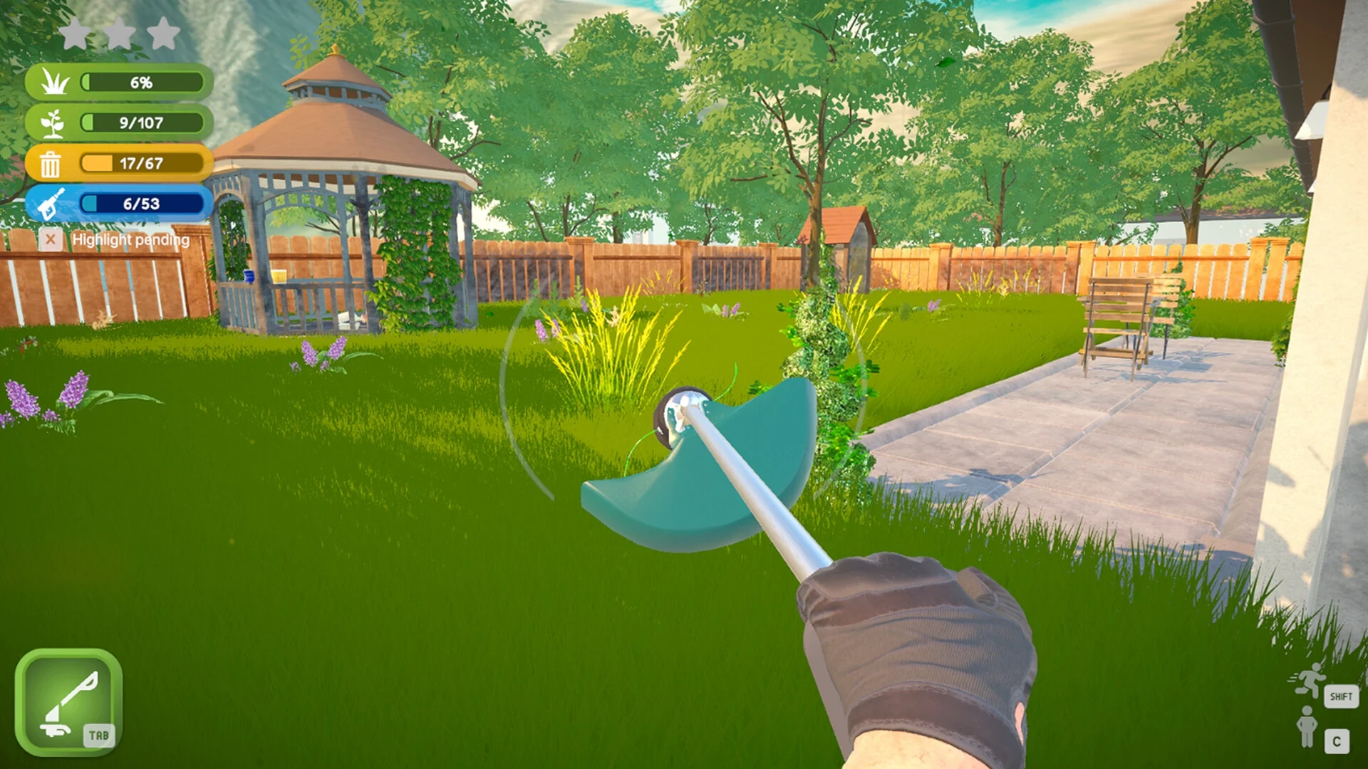 Скриншот игры Landscaper Simulator