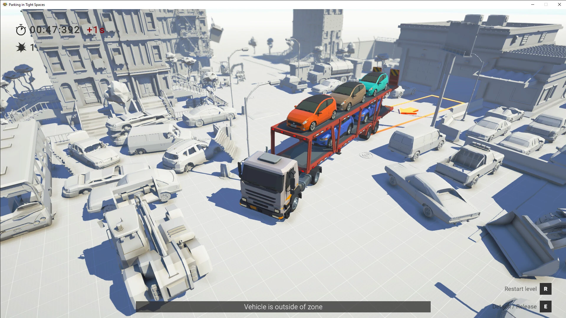 Скриншот игры Parking in Tight Spaces