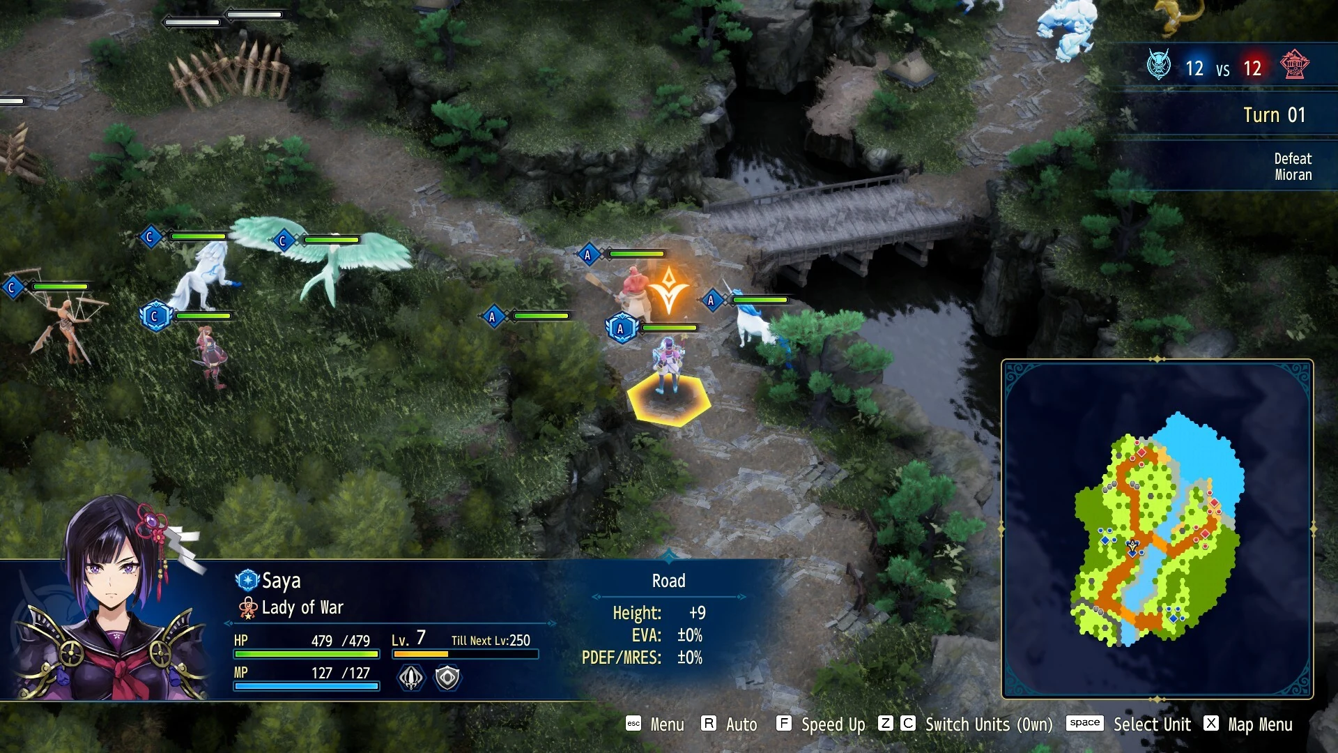Скриншот игры Brigandine Abyss
