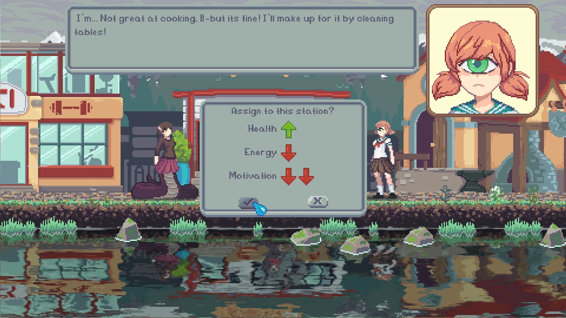 Скриншот игры Monster Girl Manager