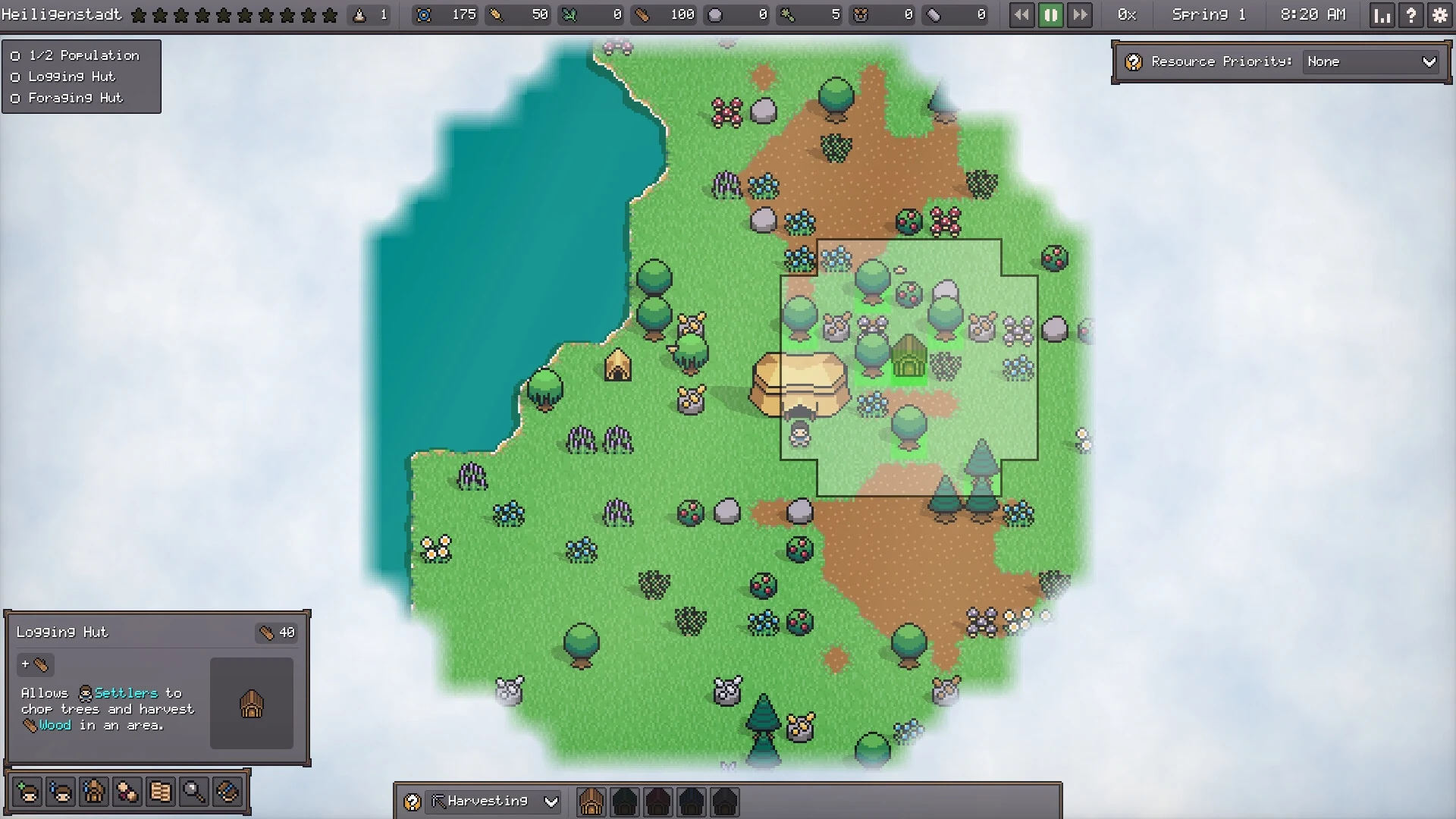 Скриншот игры Settler's Domain