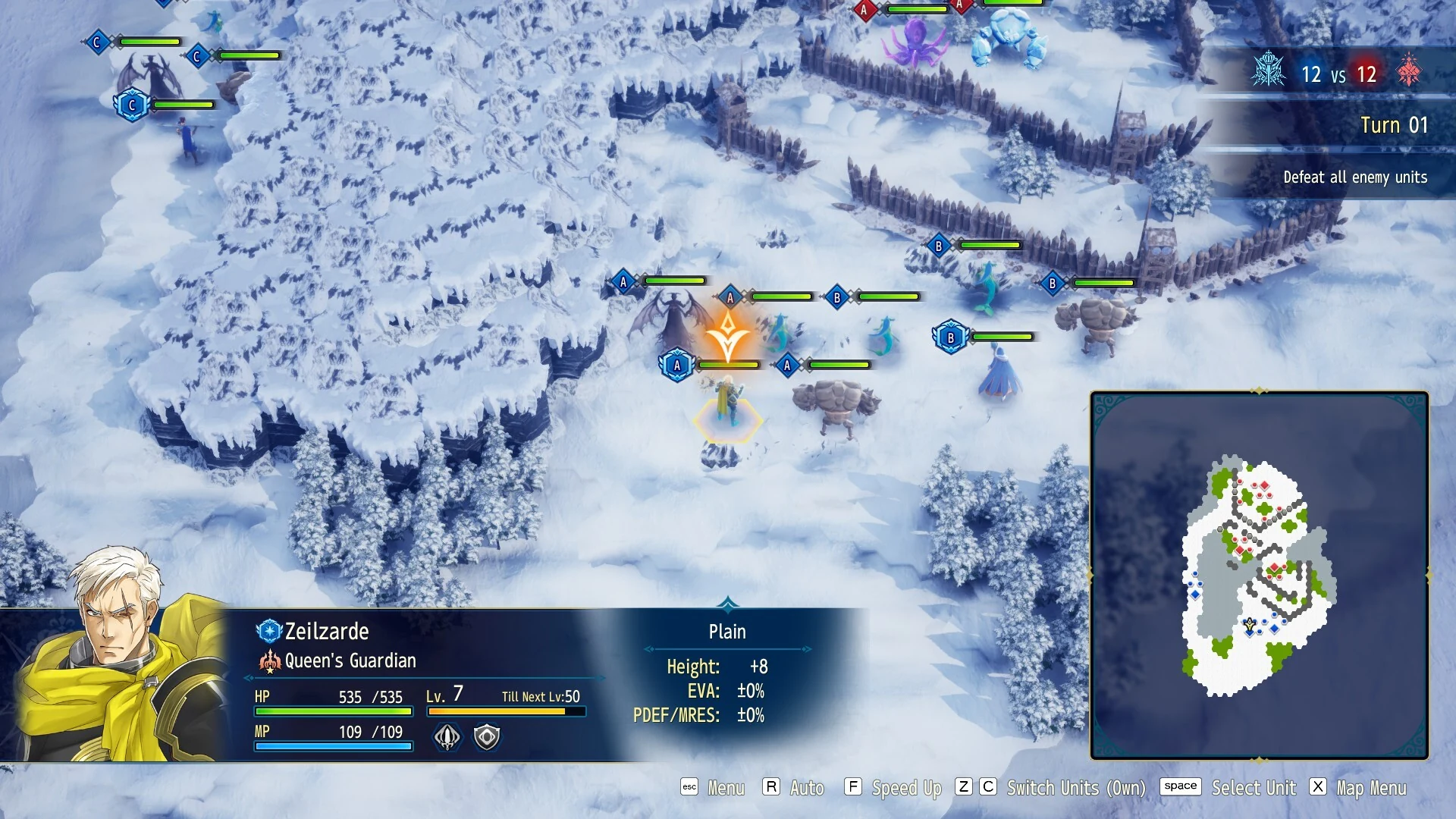Скриншот игры Brigandine Abyss