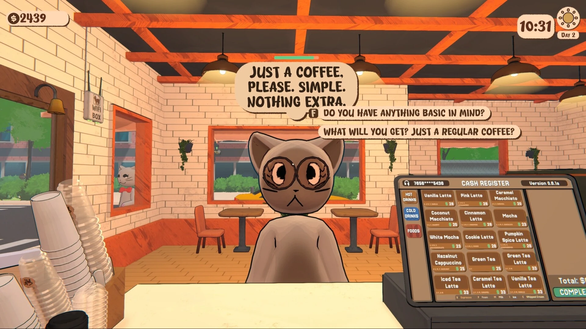 Скриншот игры Coffie Simulator