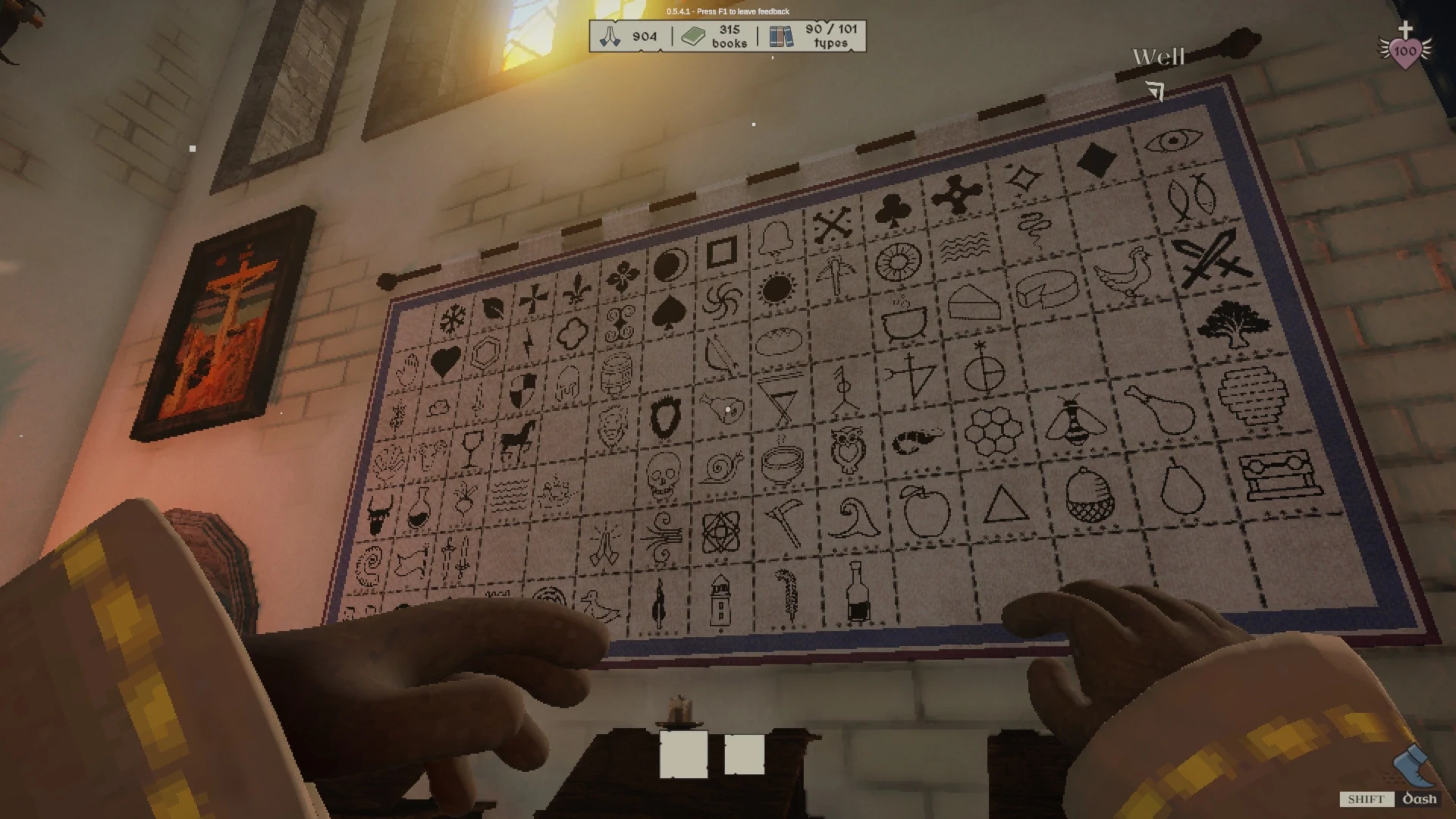 Скриншот игры Monk Took Book