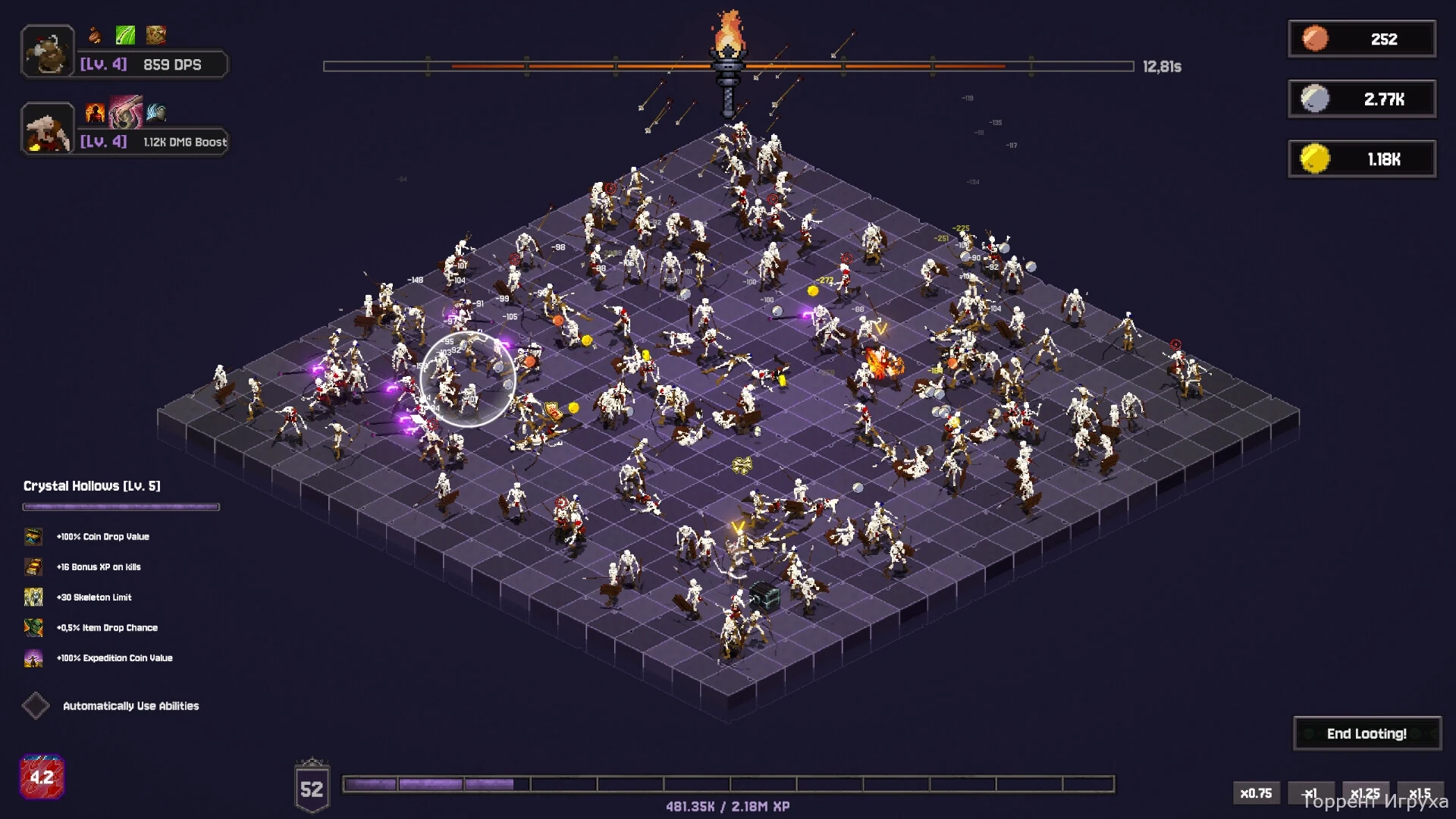 Скриншот игры Bones and Coins