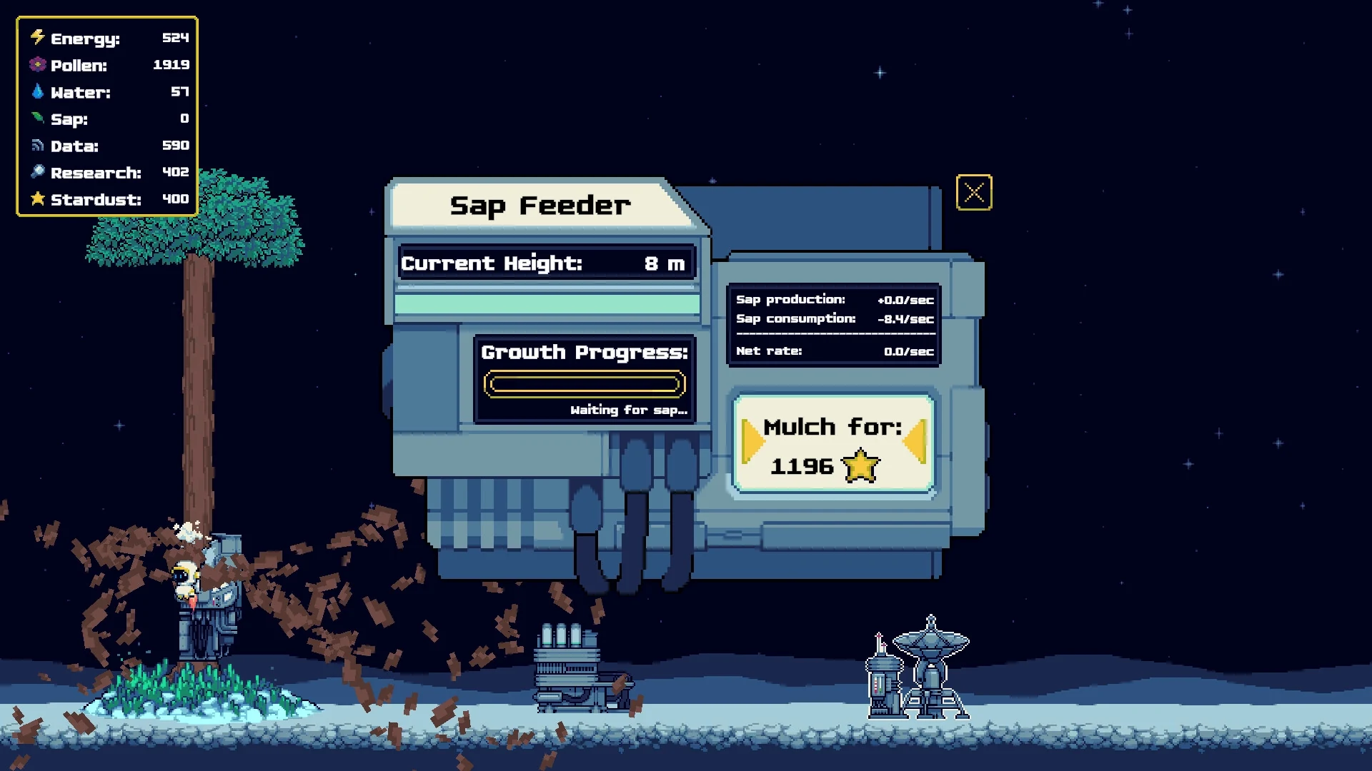 Скриншот игры Moon Garden