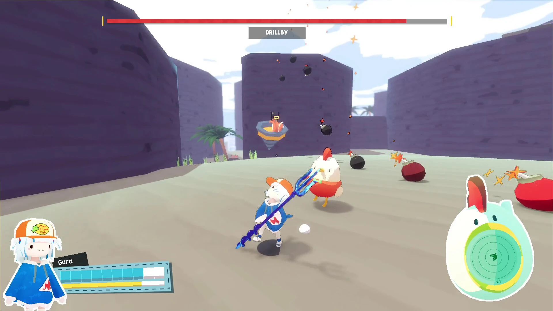 Скриншот игры Gawr Gura: Quest for Bread