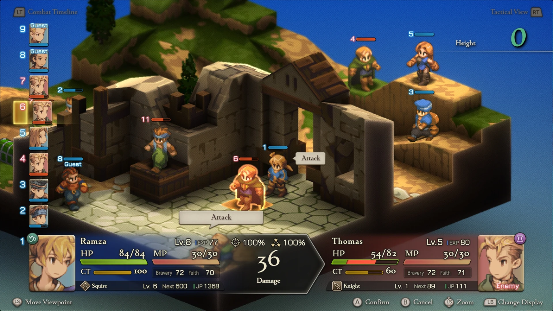 Скриншот игры Final Fantasy Tactics: The Ivalice Chronicles