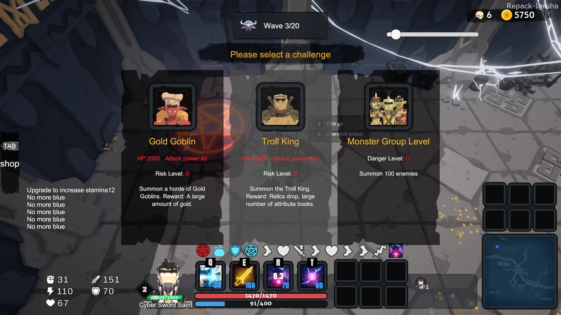 Скриншот игры Dungeon Brawls
