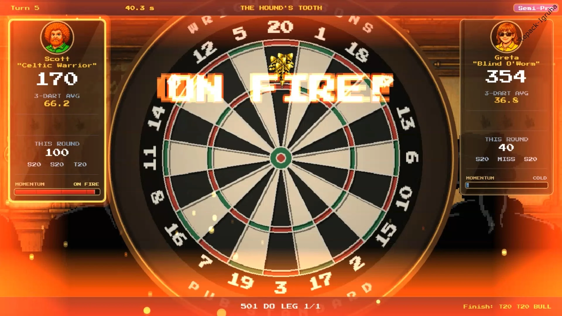 Скриншот игры Pixel Darts: From Pub to Glory