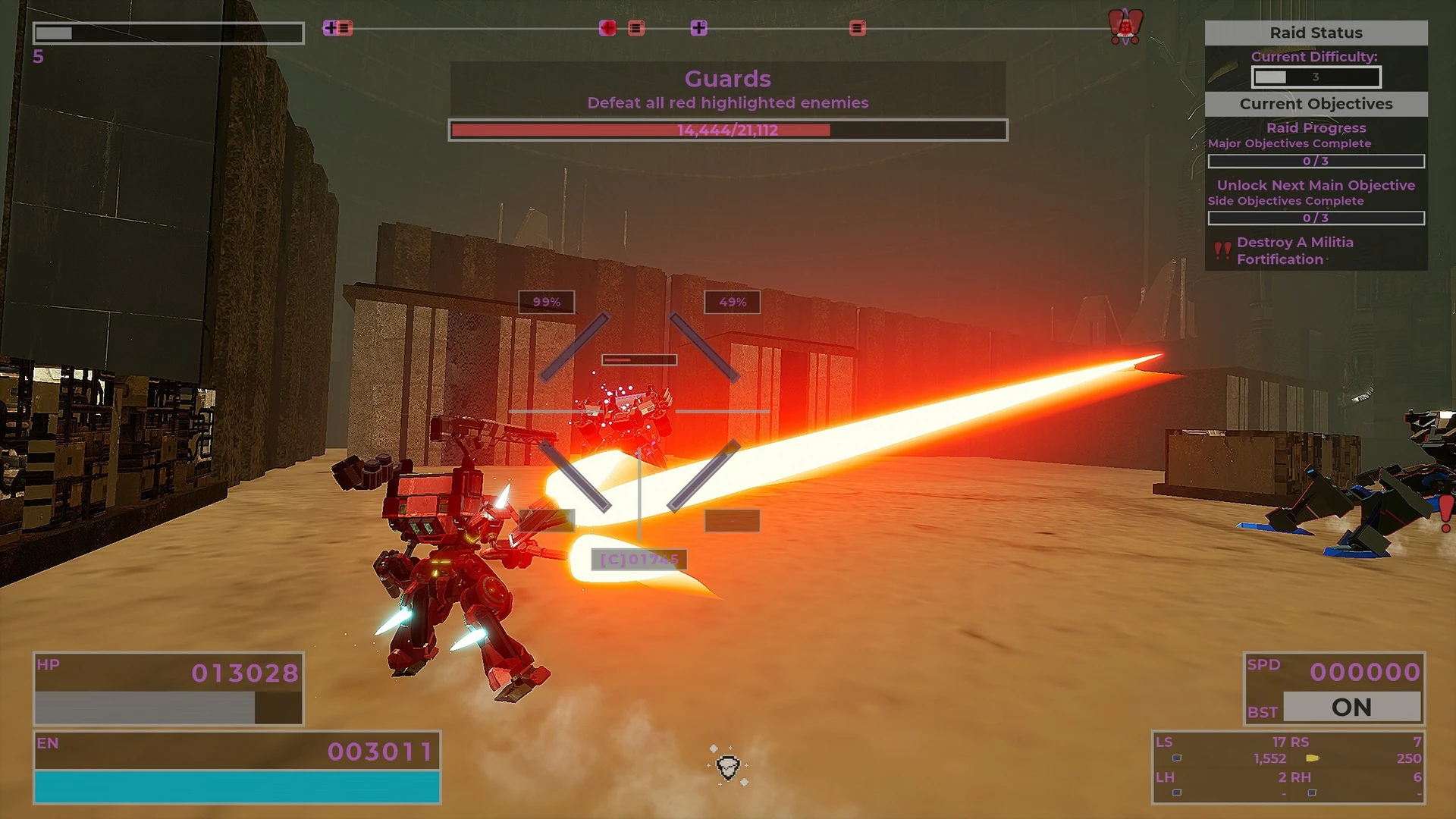 Скриншот игры RIG Riot