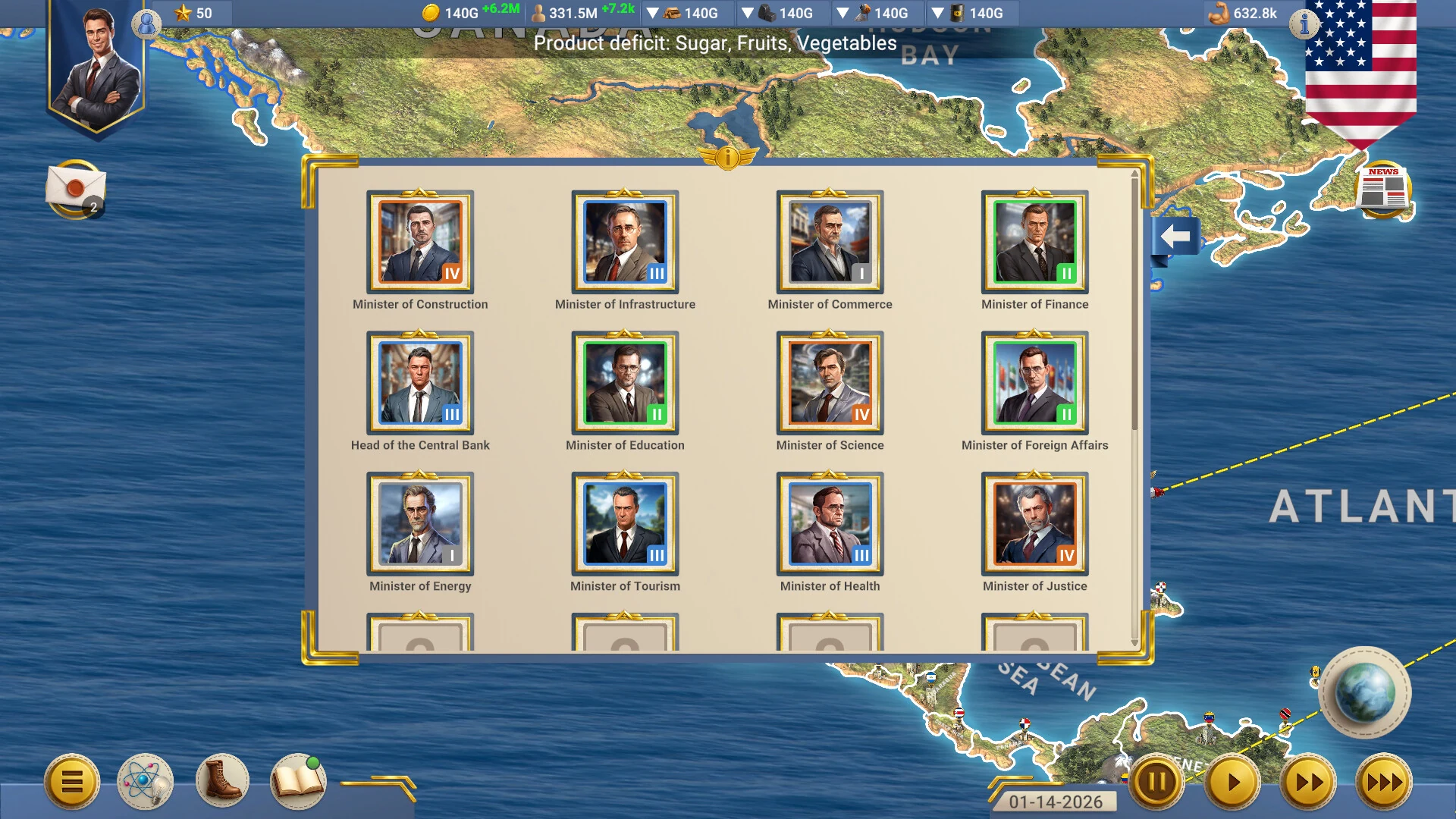 Скриншот игры MA 2 – President Simulator