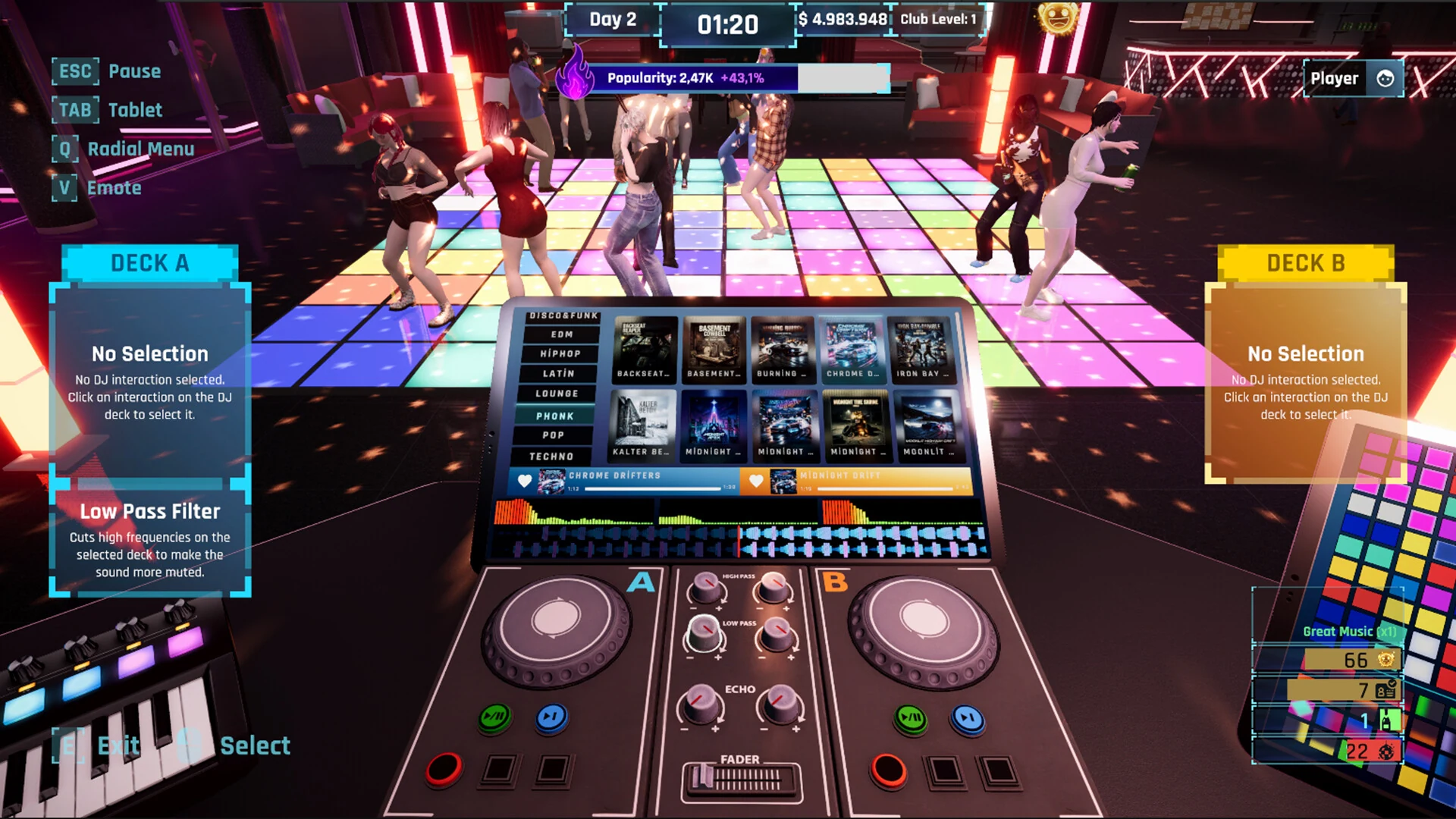 Скриншот игры Night Club Simulator: Party King