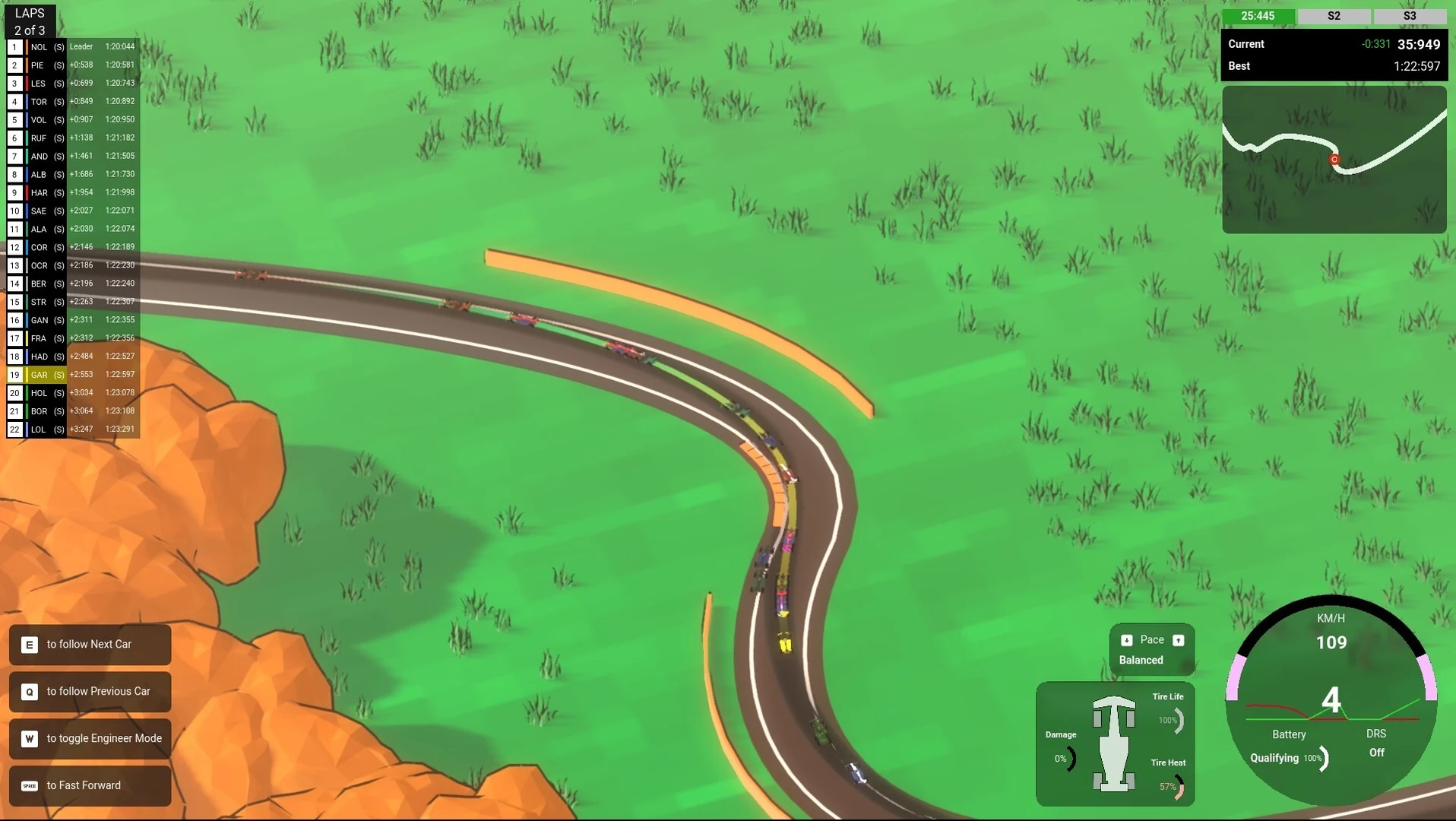 Скриншот игры Throttle Trace