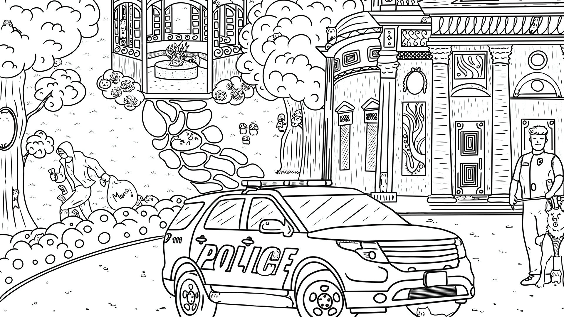 Скриншот игры 100 Crime Cats