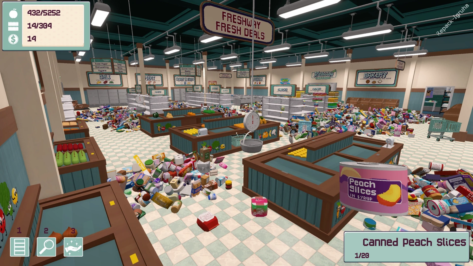 Скриншот игры Put Back Stuff